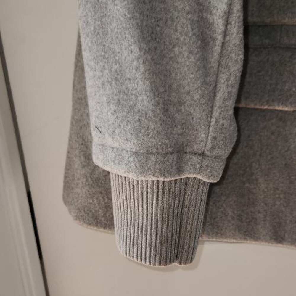 Studio Park x Amy Stran Faux Wool Knit Blazer Heather Grey X-Large - Picture 5 of 5